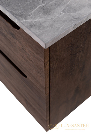 тумба под раковину belbagno etna-h60 etna-h60-800-2c-so-rw-p 80 см подвесная, rovere moro