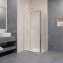 душевой уголок rgw passage 410874110-11 pa-74 110x100, профиль хром, стекло прозрачное