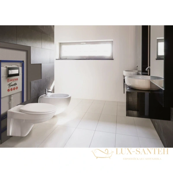 сиденье для унитаза bettoserb basic 40006460s с микролифтом, белый