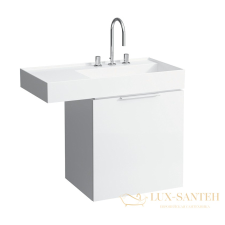 раковина laufen kartell by 8.1033.9.400.158.1 универсальная 90 см, белый глянцевый