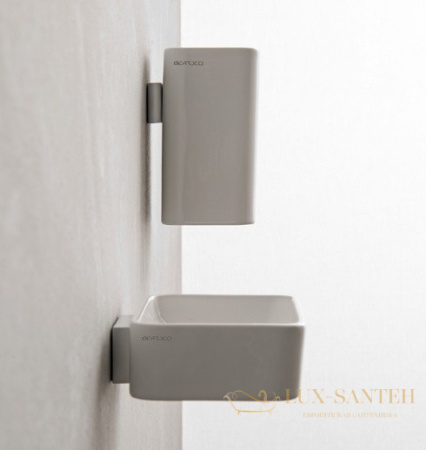 стакан bertocci cento 144 8500 0200, белый/хром