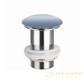 донный клапан ceramica nova cn2000ml, голубой матовый