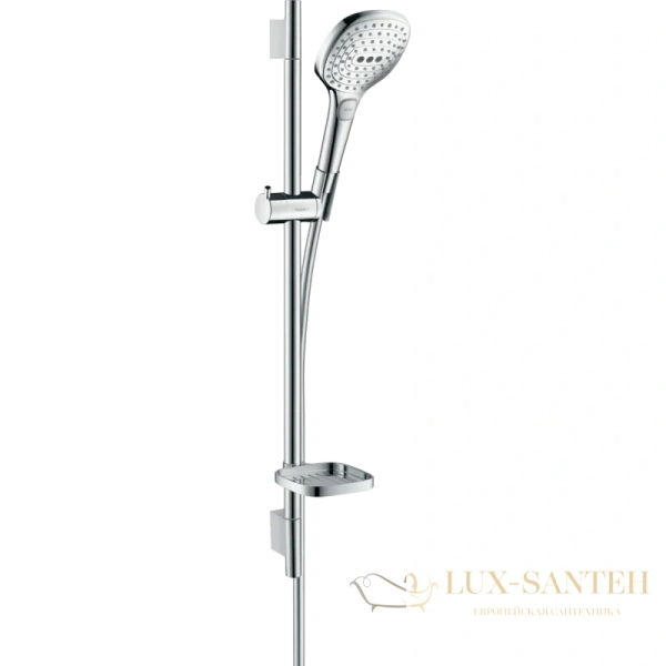 душевой гарнитур hansgrohe raindance select e 26622000 ecosmart, хром