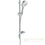 душевой гарнитур hansgrohe raindance select e 26622000 ecosmart, хром