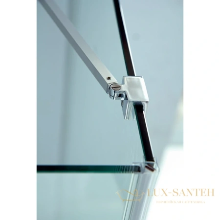 душевой уголок cezares slider-ah-1 slider-ah-1-100-90/100-c-cr 90-100x99,5 см, стекло прозрачное