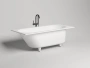 ванна salini ornella kit 102421m s-stone 170x75 см, белый