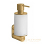 дозатор gessi 316 accessories 54713.727 подвесной, brushed brass pvd/белый