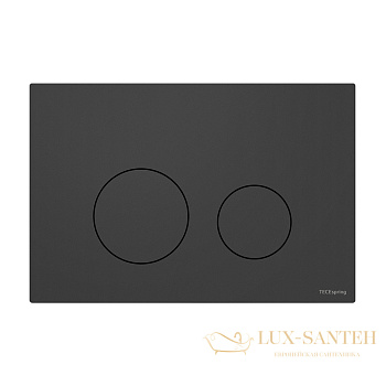 панель смыва tece, tecespring loop, s240921, двухрежимная, черный матовый