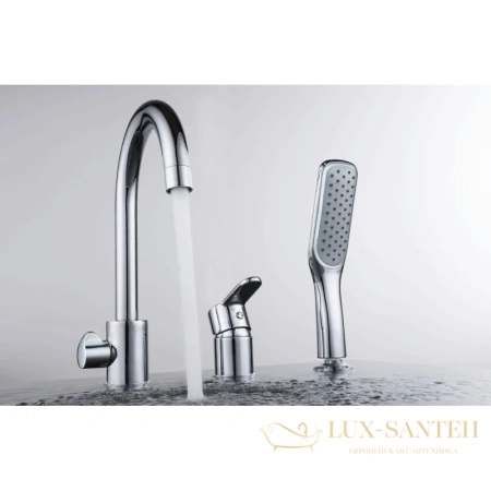 смеситель d&k rhein.marx da1394901 на борт ванны, хром