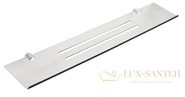 полка stil haus hashi hs04(08) из нержавеющей стали длина 60 см, хром