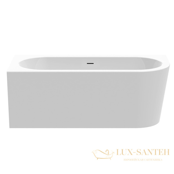 knief wall, 0100-255-r, corner r ванна в левый угол 165x75*58xсм, щелевой перелив, без слива-перелива, белый