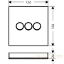 переключатель потоков hansgrohe showerselect 15736400 на три потребителя, белый