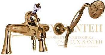 смеситель cezares vintage vintage-pbvm-02-sw на борт ванны, бронза