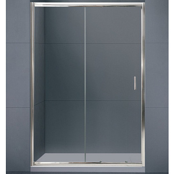 душевая дверь belbagno uno uno-bf-1-120-c-cr 120 см профиль хром, стекло прозрачное 