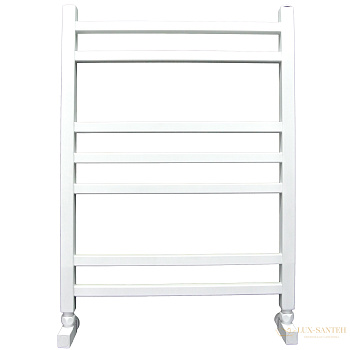 полотенцесушитель ника modern лм-5 60/50 ral9016 белый матовый с вентилями, комплект люкс