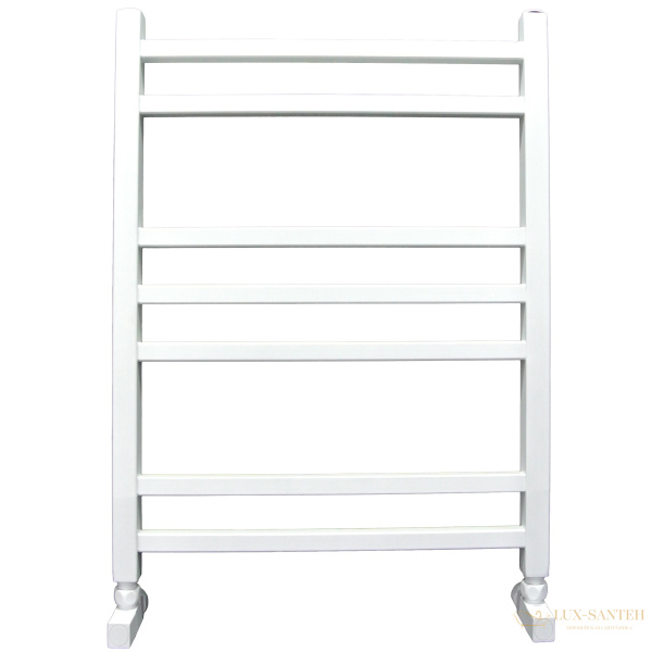 полотенцесушитель ника modern лм-5 60/50 ral9016 белый матовый с вентилями, комплект люкс