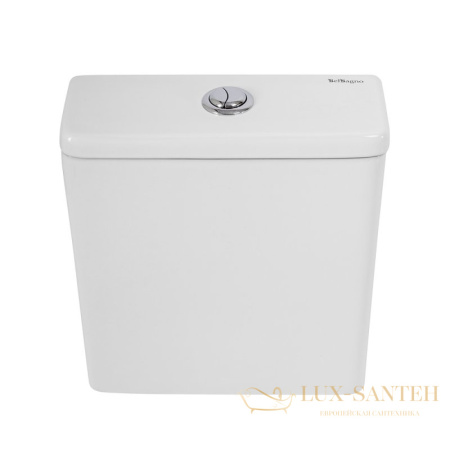 унитаз напольный безободковый со смывом торнадо belbagno luce, luce-tor bb2197cp-tor/sc/bb2197t в комплекте с бачком и сиденьем микролифт, белый глянц