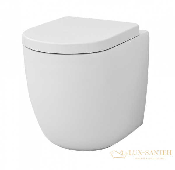 унитаз напольный artceram file 2.0 flv005 01 30 безободковый, белый глянцевый