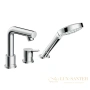 смеситель на борт ванны hansgrohe talis s 72416000, хром