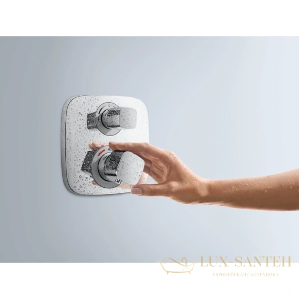 термостат hansgrohe ecostat e 15708000 для ванны с душем, 2 режима, хром