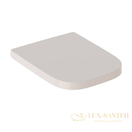 сиденье geberit renova plan 500.691.01.1 с крышкой с механизмом плавного закрывания, белый