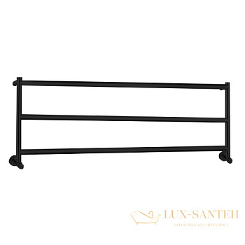 полотенцесушитель водяной, 65,5х123, margaroli sereno 4-430/3, 4430116803mb, матовый черный