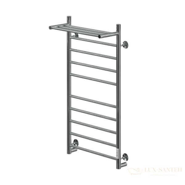 полотенцесушитель электрический кабельный ника way-2 100/50 с полкой u, хром