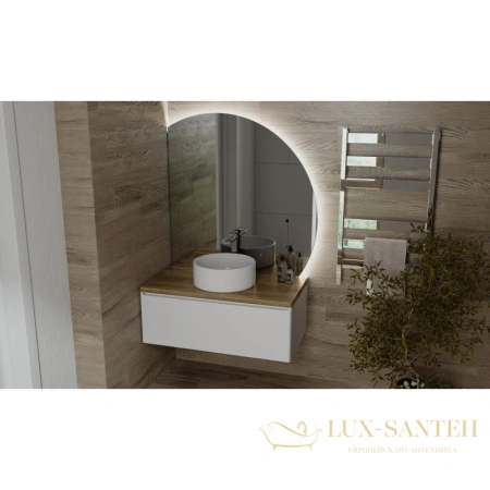 тумба jorno solis sol.01.100/p/w 100,2 см, белый матовый 