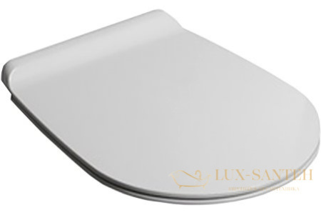 сиденье simas bormio br006bi/cr для унитаза с микролифтом, белый