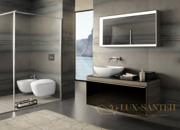 зеркало geberit citterio 500.570.jj.1 1184х584 мм, темный дуб