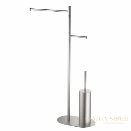 стойка с аксессуарами timo saona 13085/13, никель брашированный