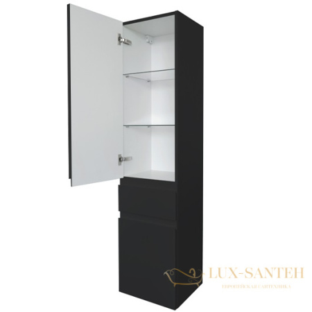 колонна jacob delafon madeleine eb2069g-j53 подвесная левая, черный матовый