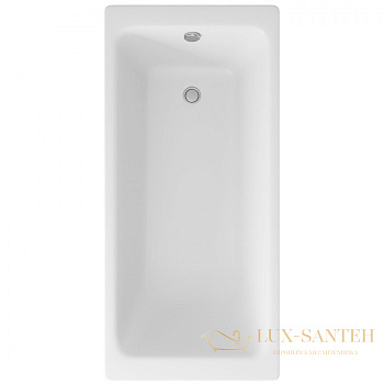 ванна чугунная delice parallel 180х80 dlr220506, белый глянцевый