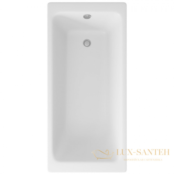 ванна чугунная delice parallel 180х80 dlr220506, белый глянцевый