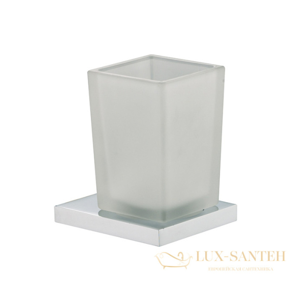 стакан для зубных щеток fima carlo frattini quadra, f6023/1wcr, хром