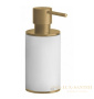 дозатор gessi 316 accessories 54737.727 настольный, brushed brass pvd/белый