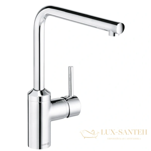 смеситель kludi l-ine 428140577 для кухни, хром