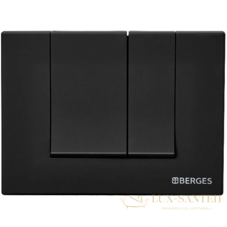 инсталляция berges square 040245 для подвесного унитаза 1150 мм berges novum s5, soft touch черная