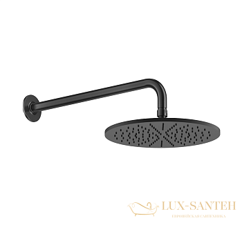 верхний душ gessi inciso 58248.299 300 мм, black xl