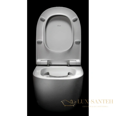 подвесной безободковый унитаз bettoserb fluenta 40006661b, белый