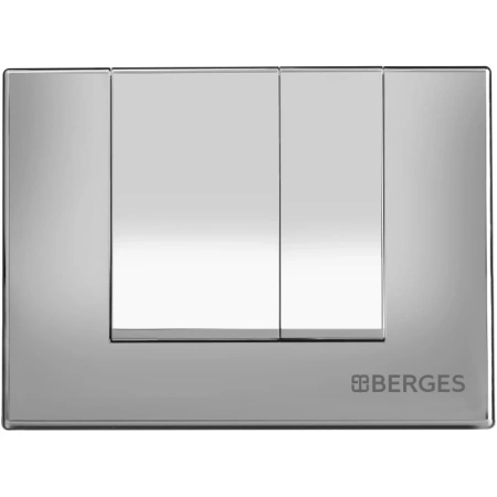 комплект: подвесной унитаз berges ego 047243 + система инсталляции berges novum s3, белый, клавиша хром