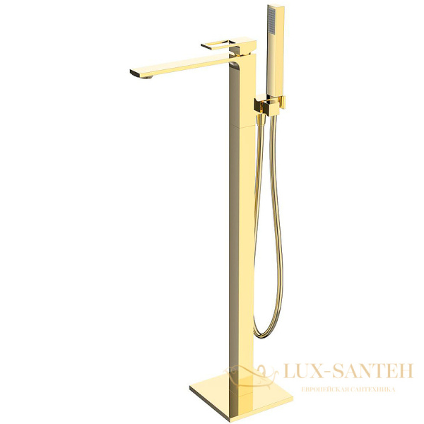 смеситель belbagno luce luc-fmt-oro для ванны, золото