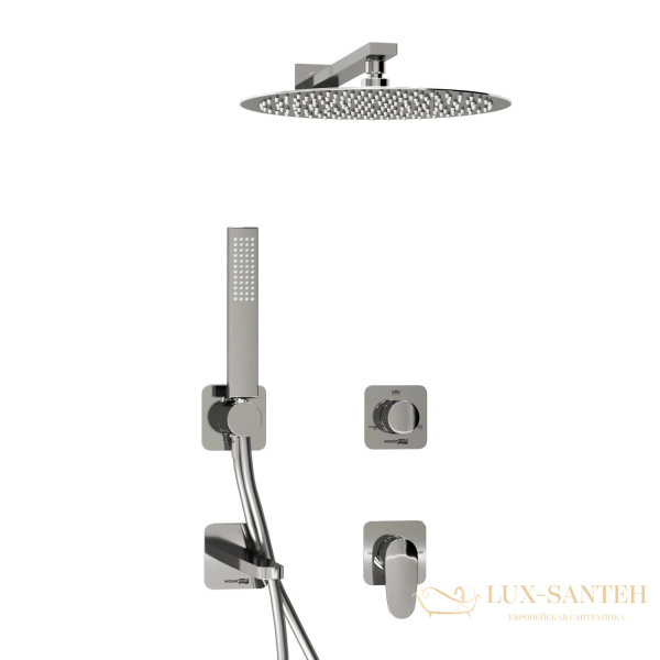 душевая система встраиваемая для ванны 248 мм wasserkraft weida a3151.269.270.090.116.271.087.103, хром