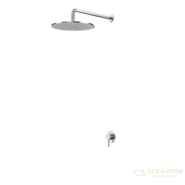 система для душа скрытого монтажа whitecross y yset01nib, брашированный никель