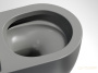 унитаз подвесной ceramica nova modena cn6063mh безободковый, с сиденьем микролифт, антрацит матовый