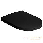 Крышка сиденье с микролифтом HATRIA FUSION, Y1V102, черный матовый
