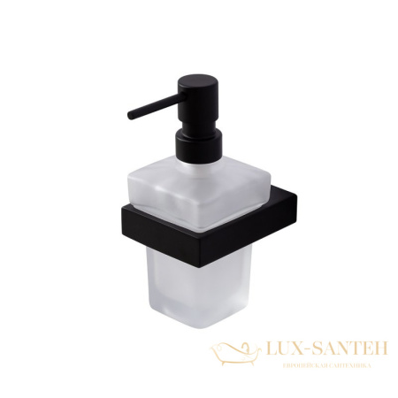 дозатор для жидкого мыла cezares slider-sois-v-nop, 200 мл, черный матовый