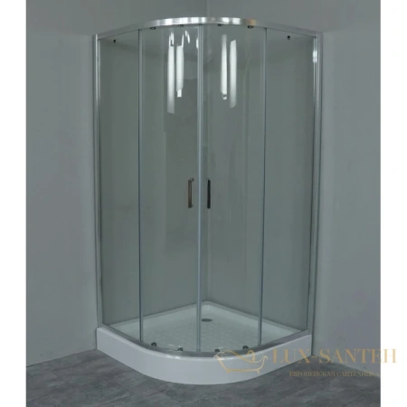 душевой уголок timo altti altti-609 c без поддона 90x90 см, стекло прозрачное