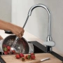 смеситель для кухни hansgrohe focus m42 71800000 с вытяжным душем хром