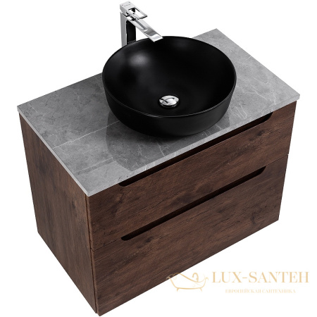 тумба под раковину belbagno etna-h60 etna-h60-800-2c-so-rw-p 80 см подвесная, rovere moro